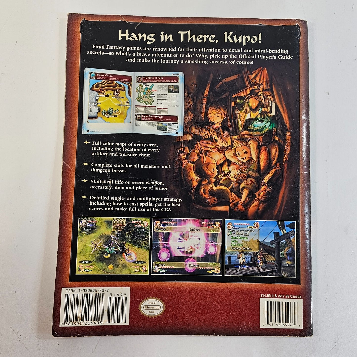 Nintendo Final Fantasy Crystal Chronicles Official Strategy Guide Book Game Cube