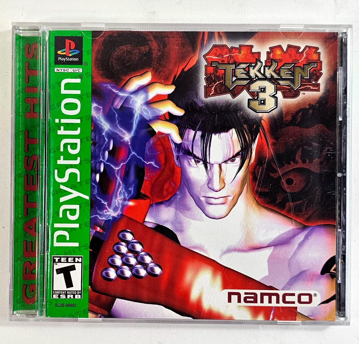 Tekken 3 (Sony PlayStation 1, 1998) Game Case Manual Registration - Tested