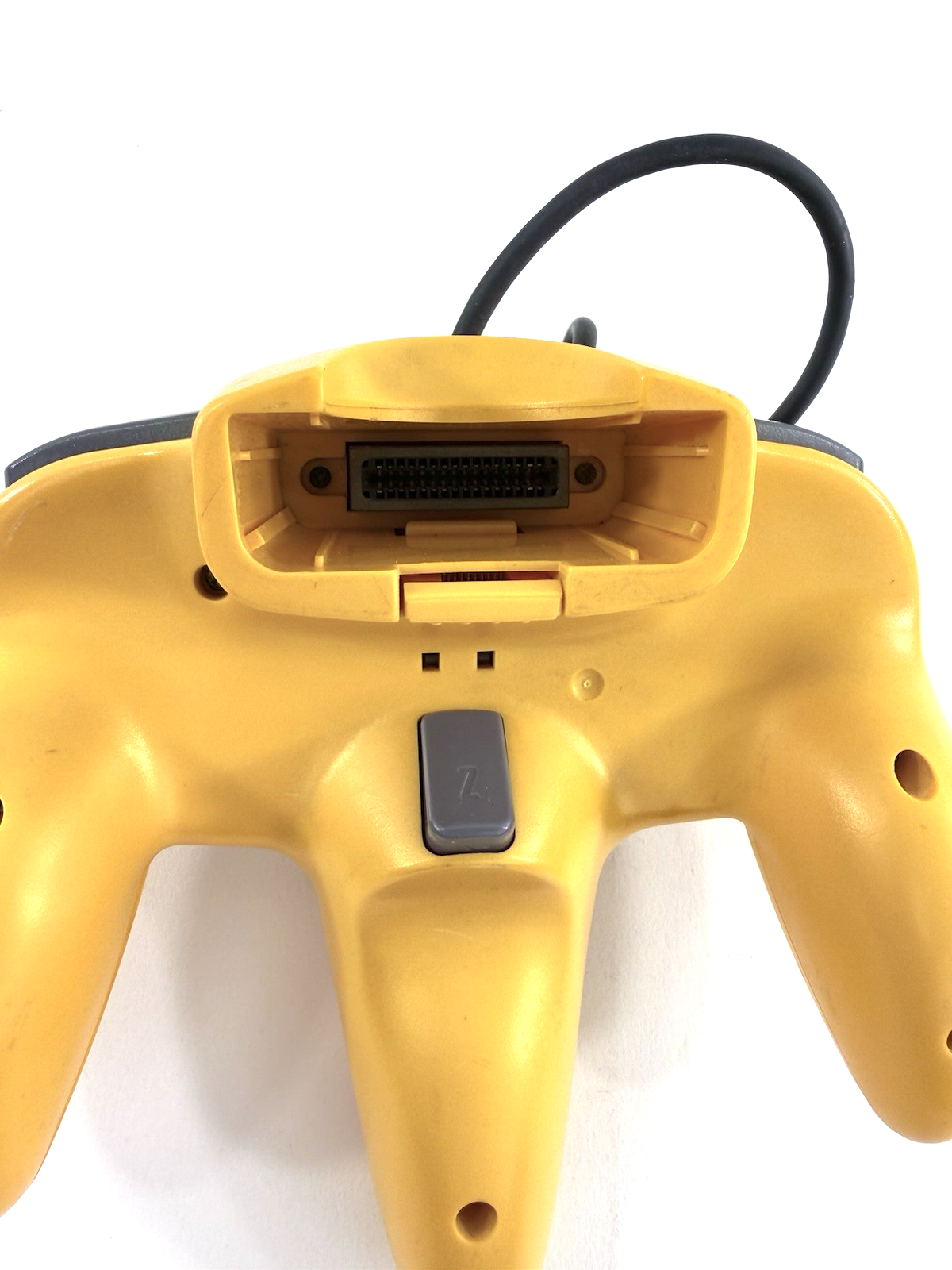 Nintendo 64 NUS-005 Solid Yellow Controller - Tested and Working