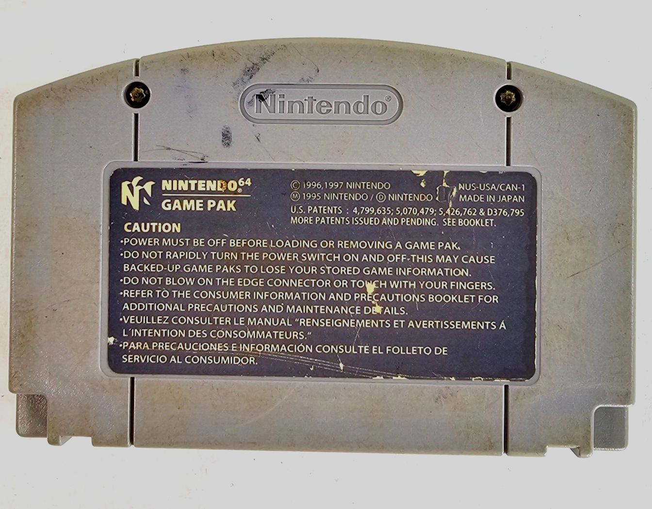 Superman (Nintendo 64, 1999) Game Cartridge - Tested and Working