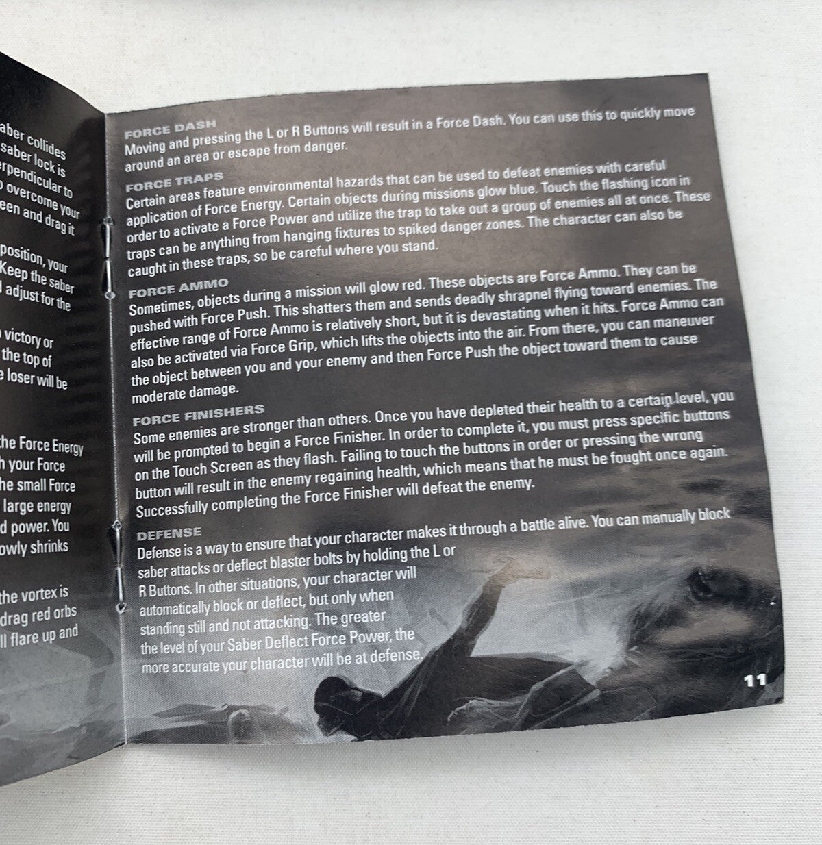 Star Wars: The Force Unleashed (Nintendo DS, 2008) Case Manual Insert - No Game