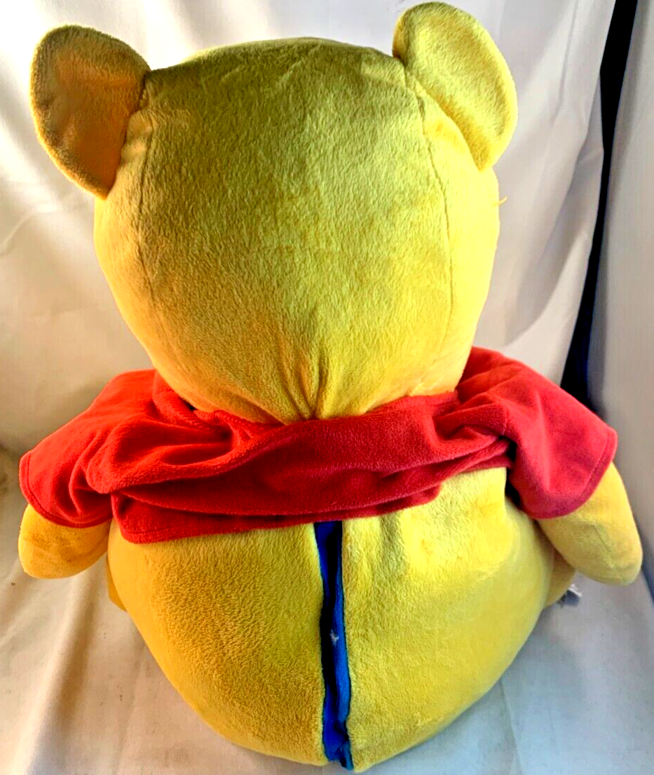 Disney Parks Winnie The Pooh And The Honey Pot 16" Large Reversible Plush