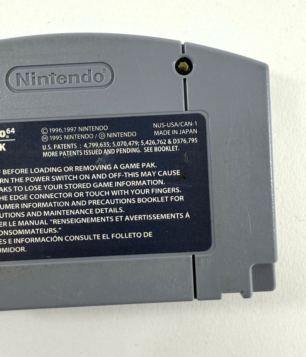 Kobe Bryant in NBA Courtside  (Nintendo 64, 1998) Game Cartridge - Tested