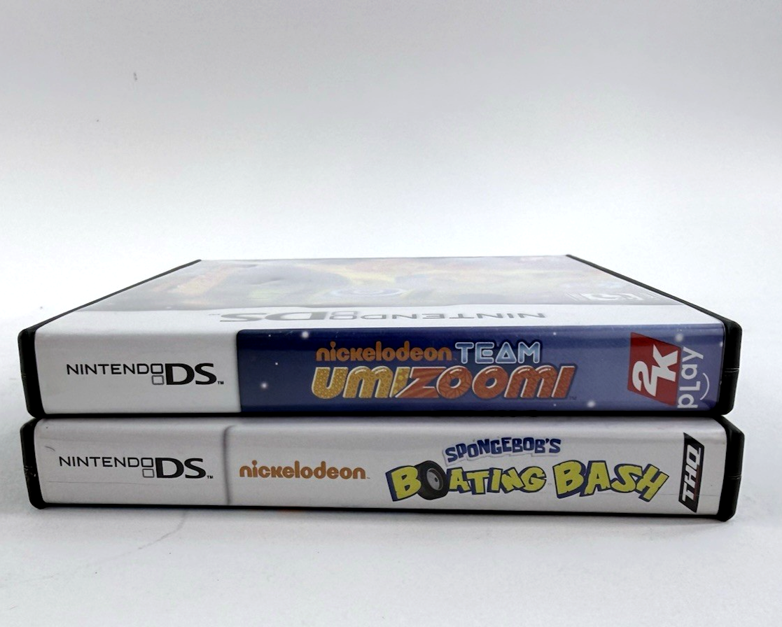 SpongeBob’s Boating Bash & Team Umizoomi (Nickelodeon DS Game Bundle) Tested