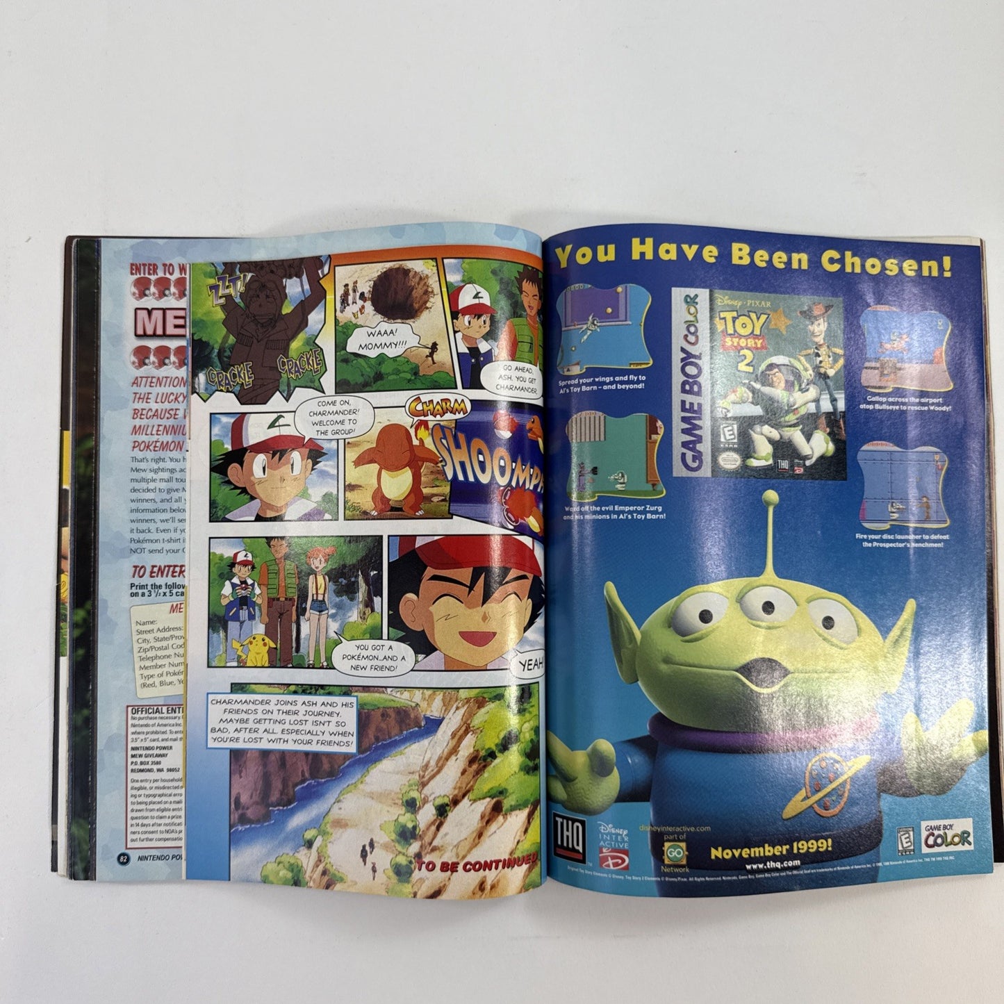 Nintendo Power Magazine Vol 127 Dec '99 with Toy Story 2 Poster, Comic, Inserts