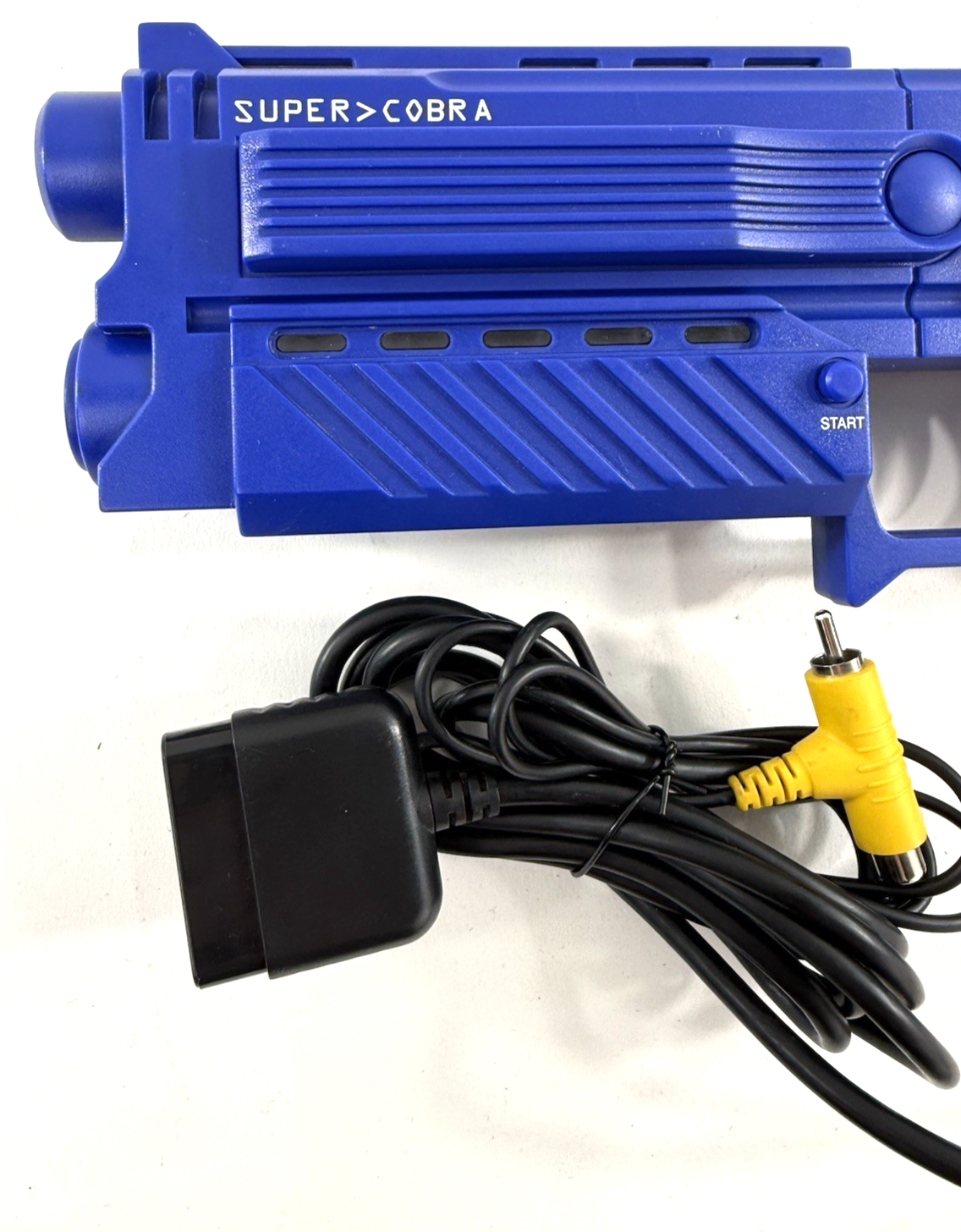 Nyko Super Cobra Blue Light Gun PS-80040-E09 for PS1/PS2 - Tested and Working
