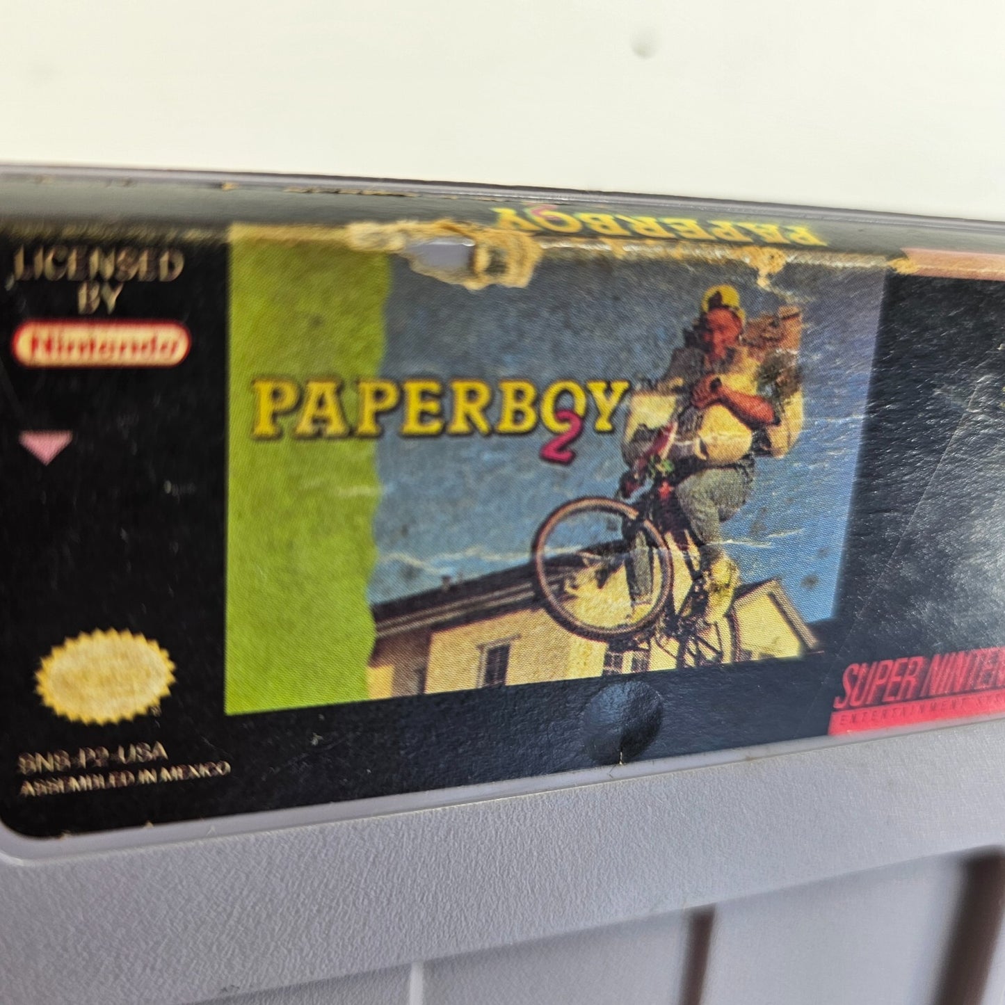 Paperboy 2 (Super Nintendo Entertainment System, 1991) Game Cartridge - Tested