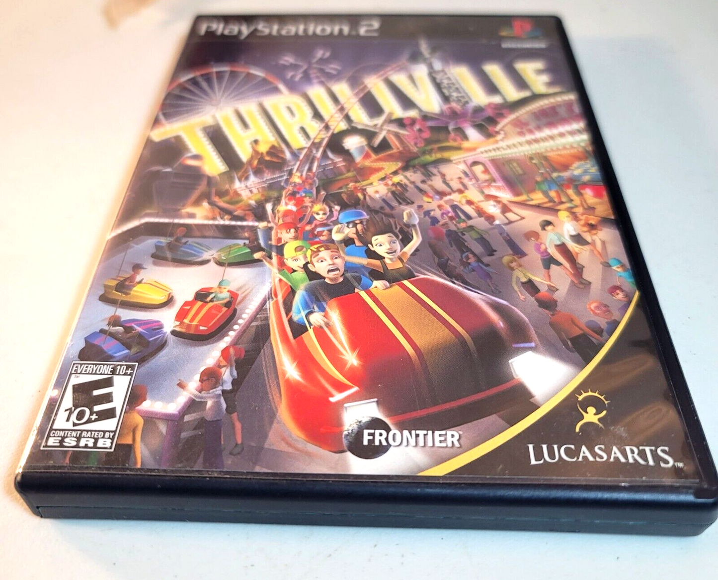 Thrillville (Sony PlayStation 2, 2006) Game Case Manual - Tested and Working