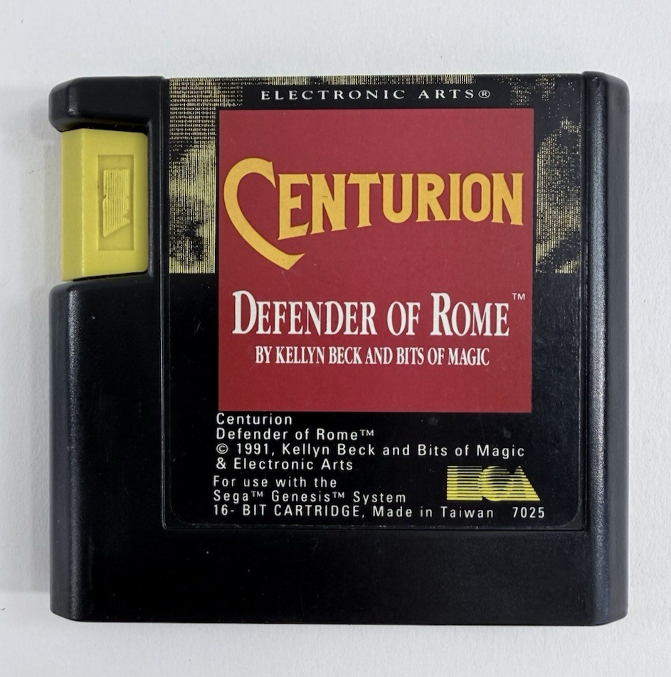 Centurion: Defender of Rome (Sega Genesis, 1991) Game and Case - Tested