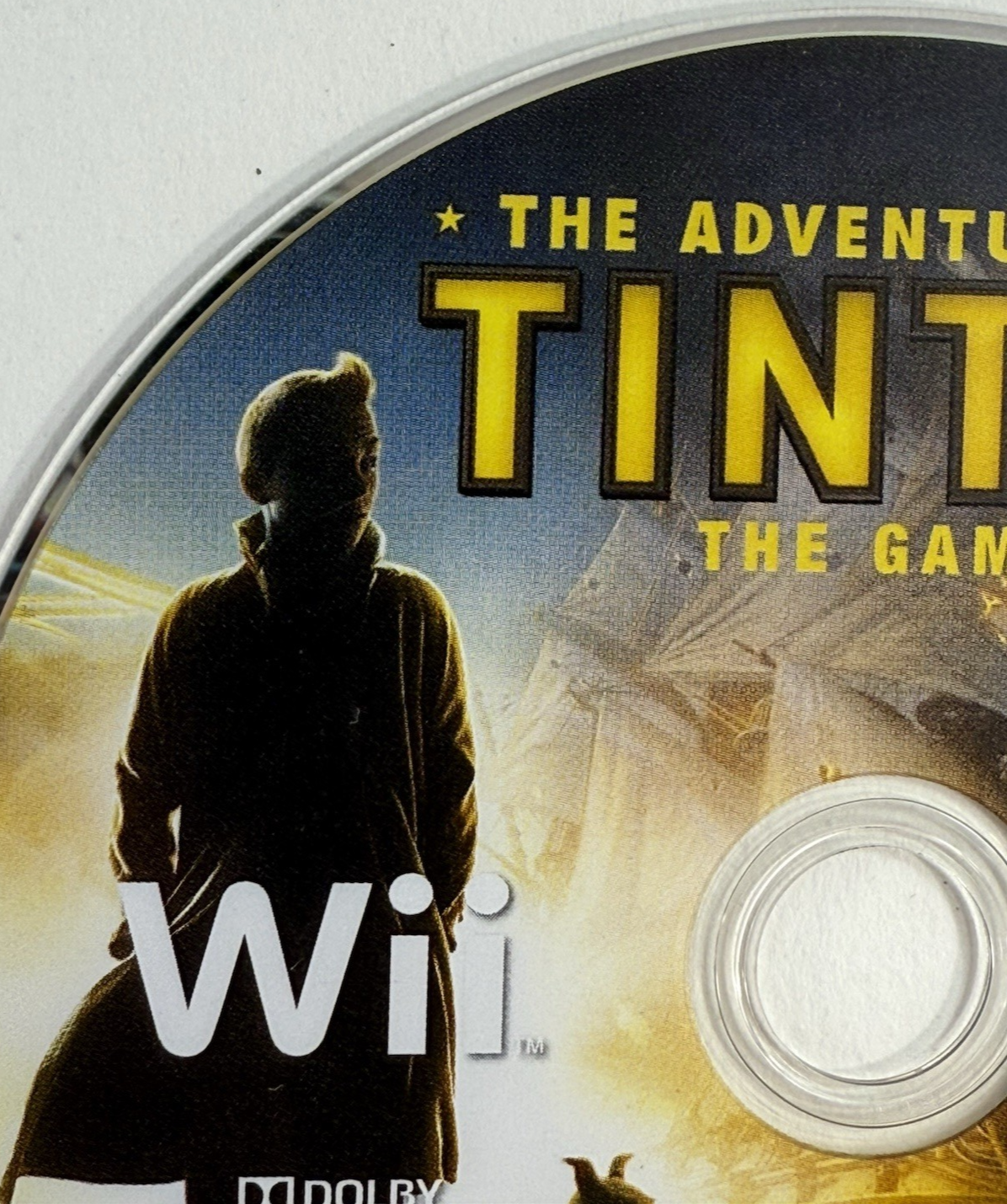 The Adventures of Tintin: The Game (Nintendo Wii, 2011) Game Disc - Tested