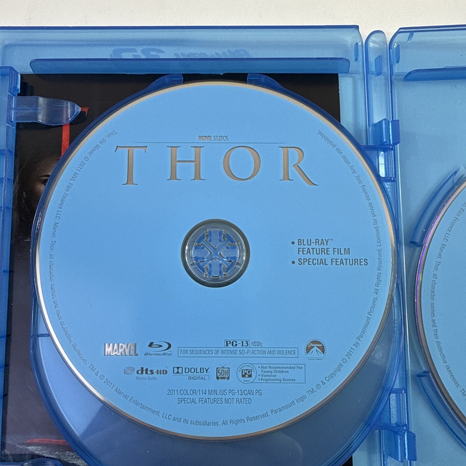 Thor Limited 3D Version (Blu-ray 3D, 2011)  - Tested And Working