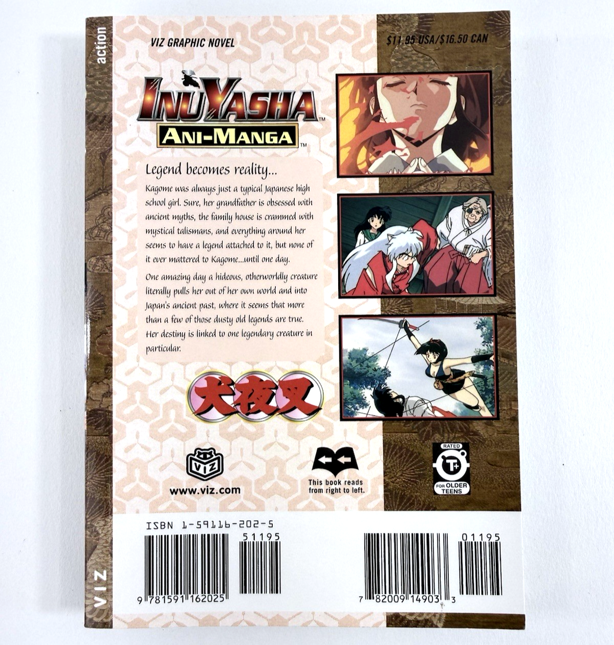 InuYasha Ani-Manga Vol. 1 (Viz, 2004) Full Color Manga - First Printing