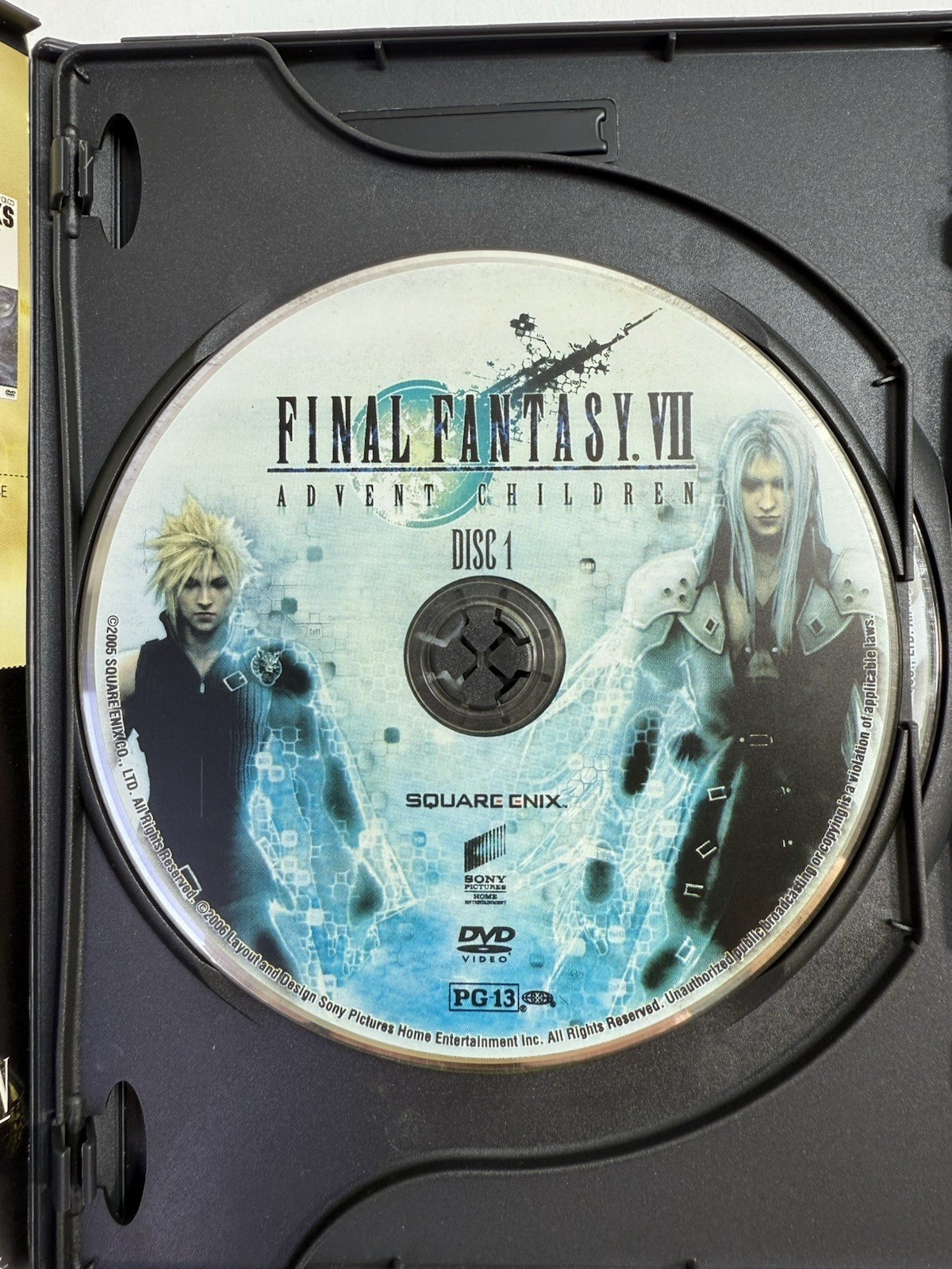 Final Fantasy VII: Advent Children (DVD, 2006, 2-Disc Set) Tested and Working