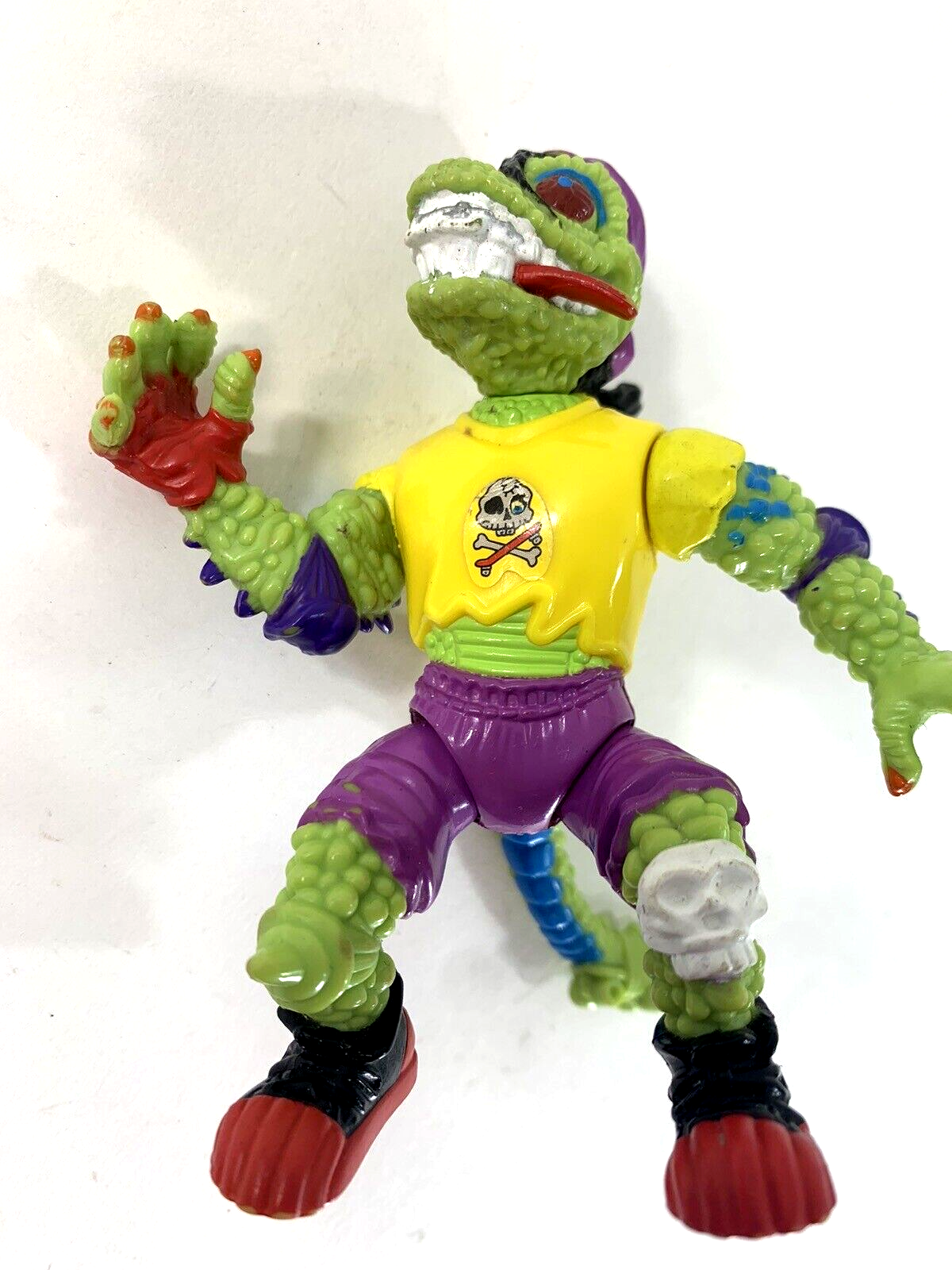 Playmates Mondo Gecko 1990 Green Eyebrows Unpainted Variant Action Figure