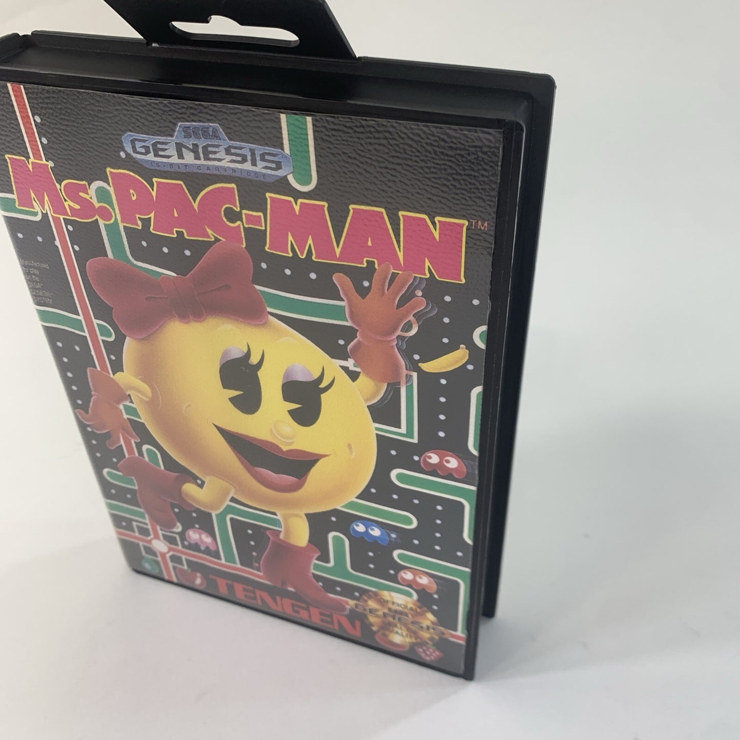 Ms. Pac-Man (Sega Genesis, 1991) Case Game Manual Inserts - Tested