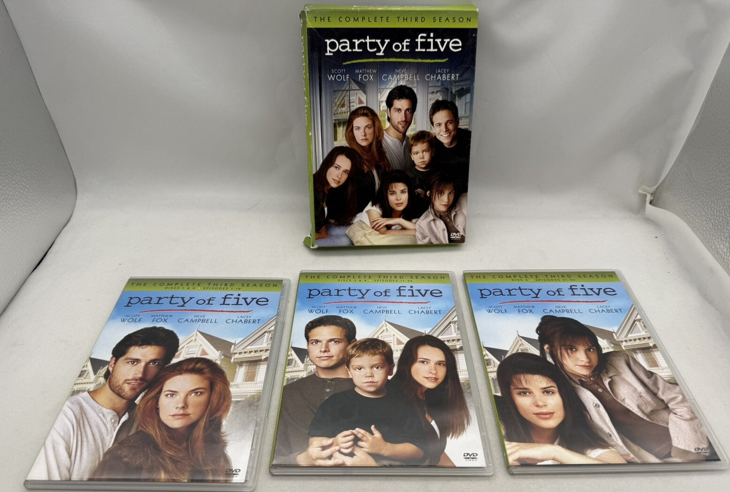 Party of Five: Seasons 1, 2, And 3 (DVD Box Set Bundle) Tested And Working