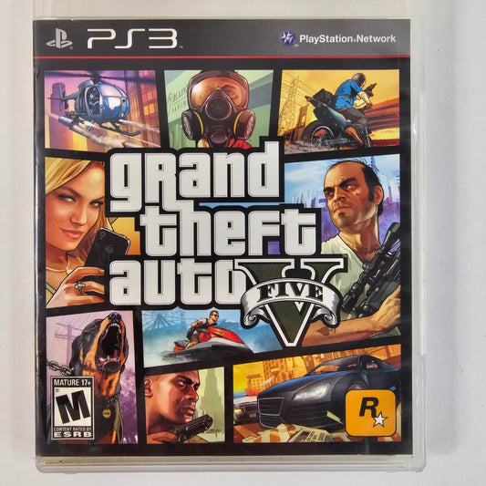 Grand Theft Auto 5 (Sony PlayStation 3, 2013) Game Case Manual - Complete/Tested