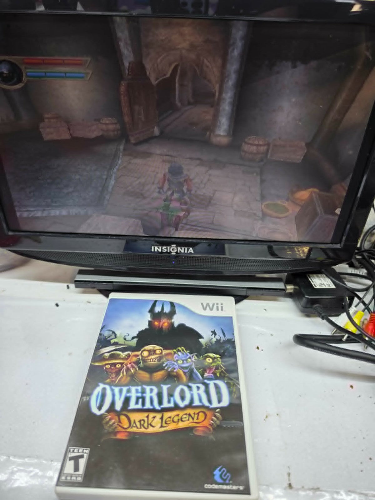 Overlord: Dark Legend (Nintendo Wii, 2009) Game, Case, Manual - Tested