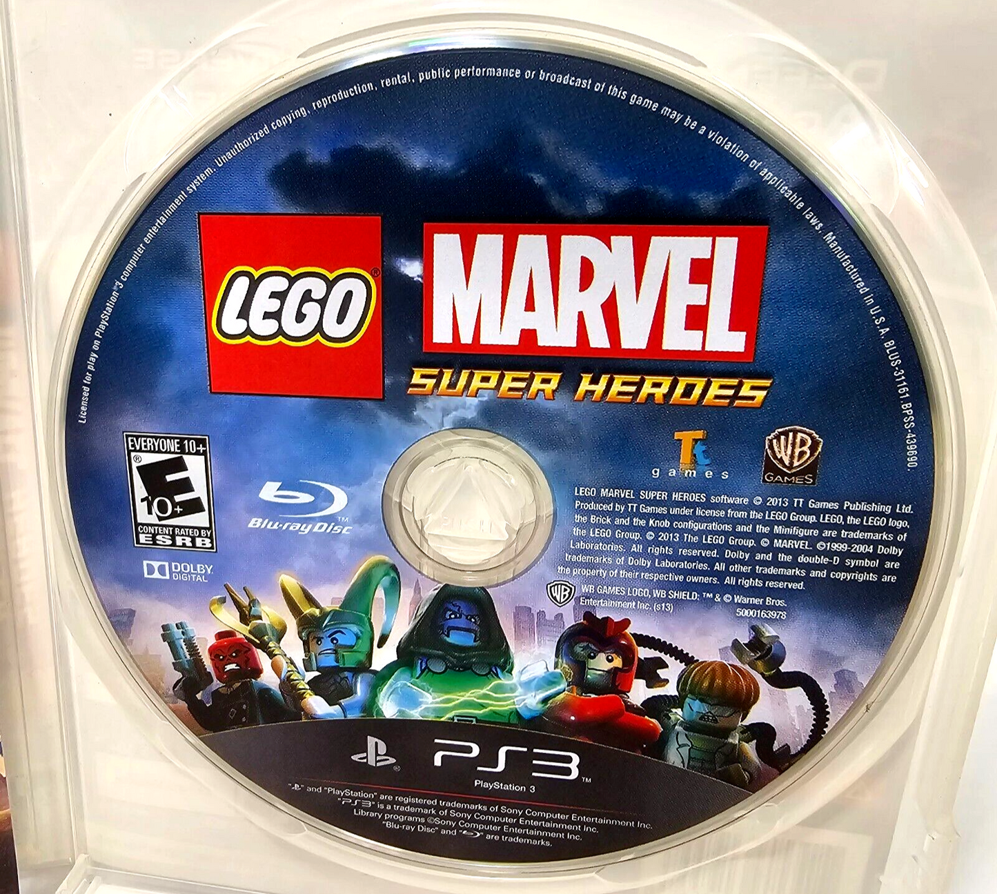 LEGO Marvel Super Heroes (PlayStation 3, 2013) Game Case Manual - Tested
