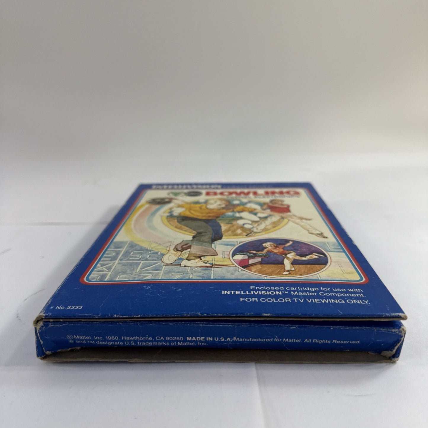 Bowling (Intellivision, 1984) Game Box Manual Overlays - Tested and Working