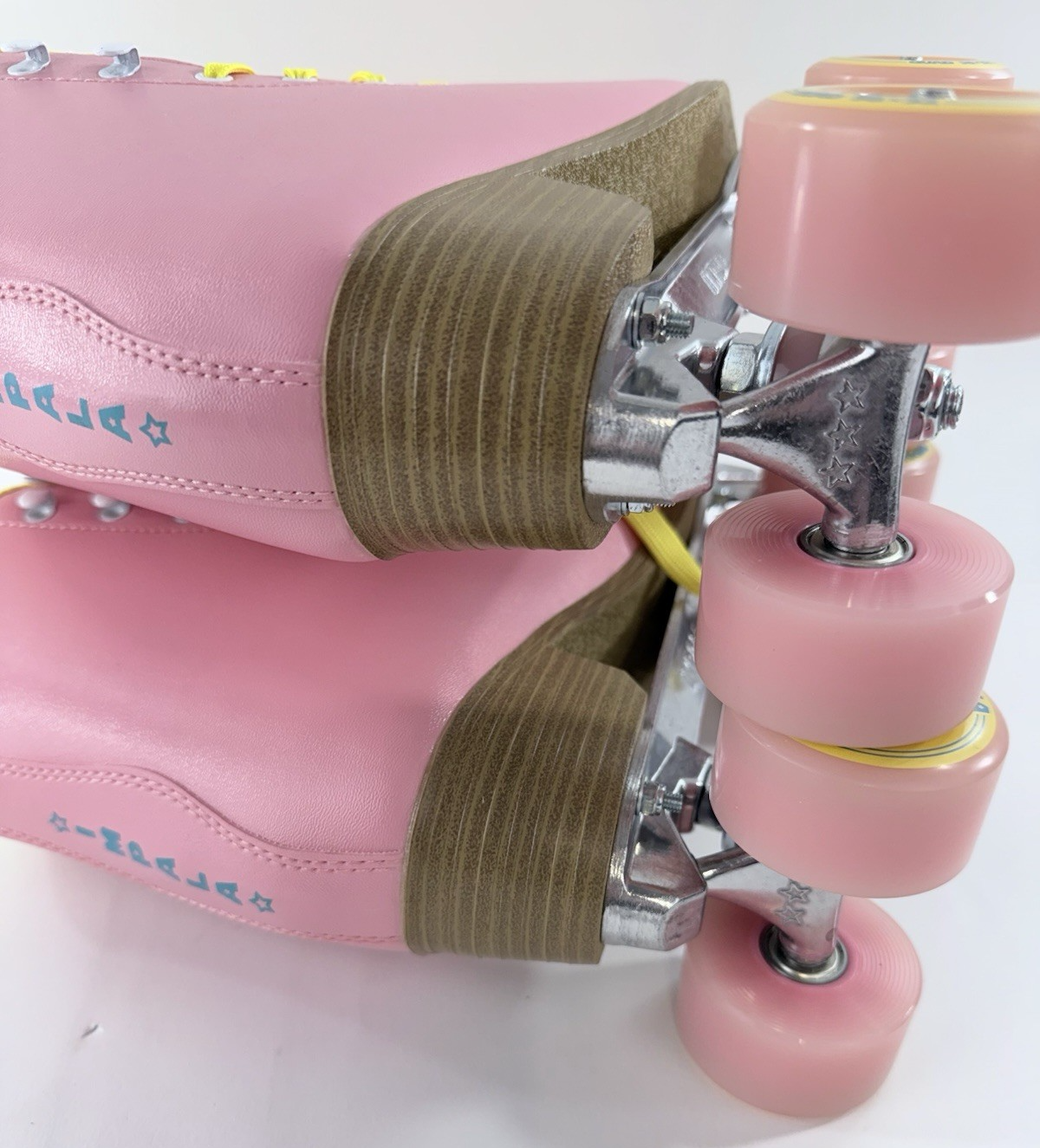 Impala Rollerskates US10 Women's A126-58817 Pink/Yellow Vegan Rollerskates - New