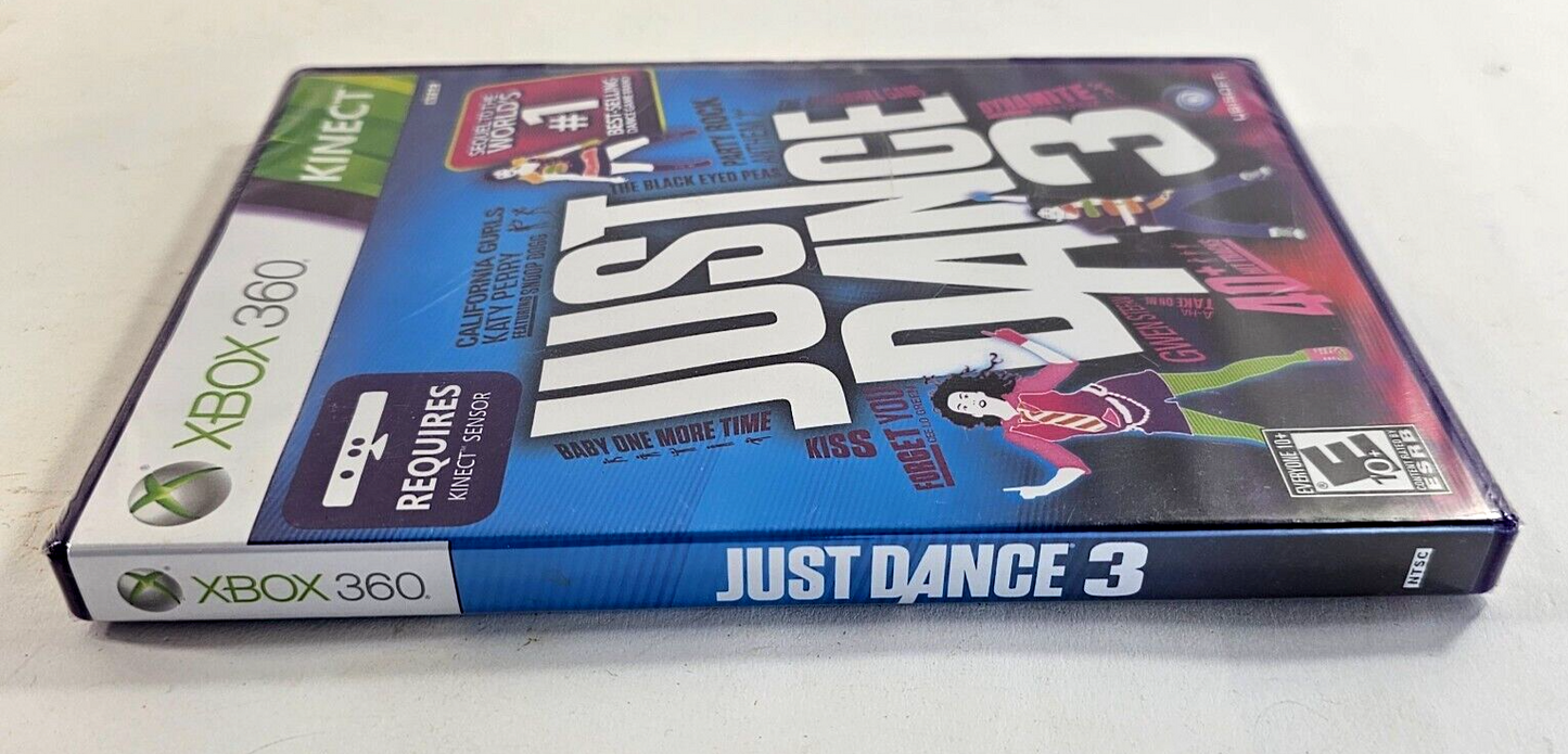 Just Dance 3 (Microsoft Xbox 360, 2011) New, Factory Sealed