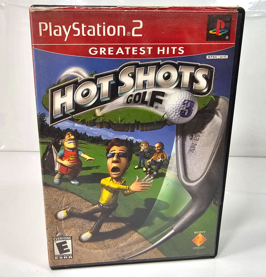 Hot Shots Golf 3  (PlayStation 2, 2003) Game Case Manual Insert - Tested