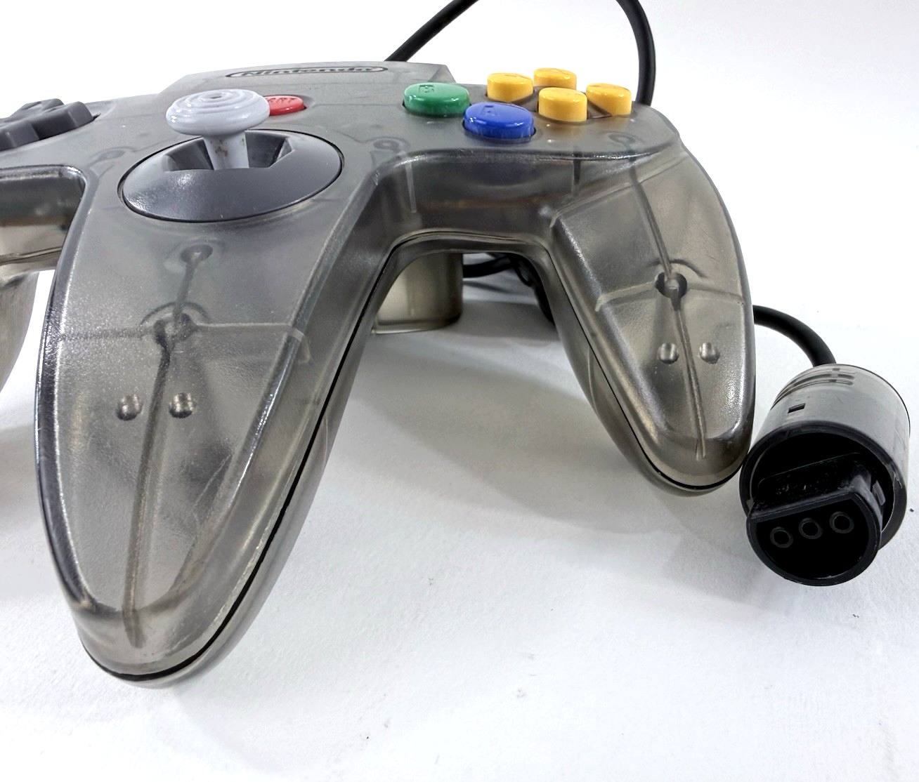 Nintendo 64 Funtastic Smoke Grey NUS-005 Controller - Tested and Working