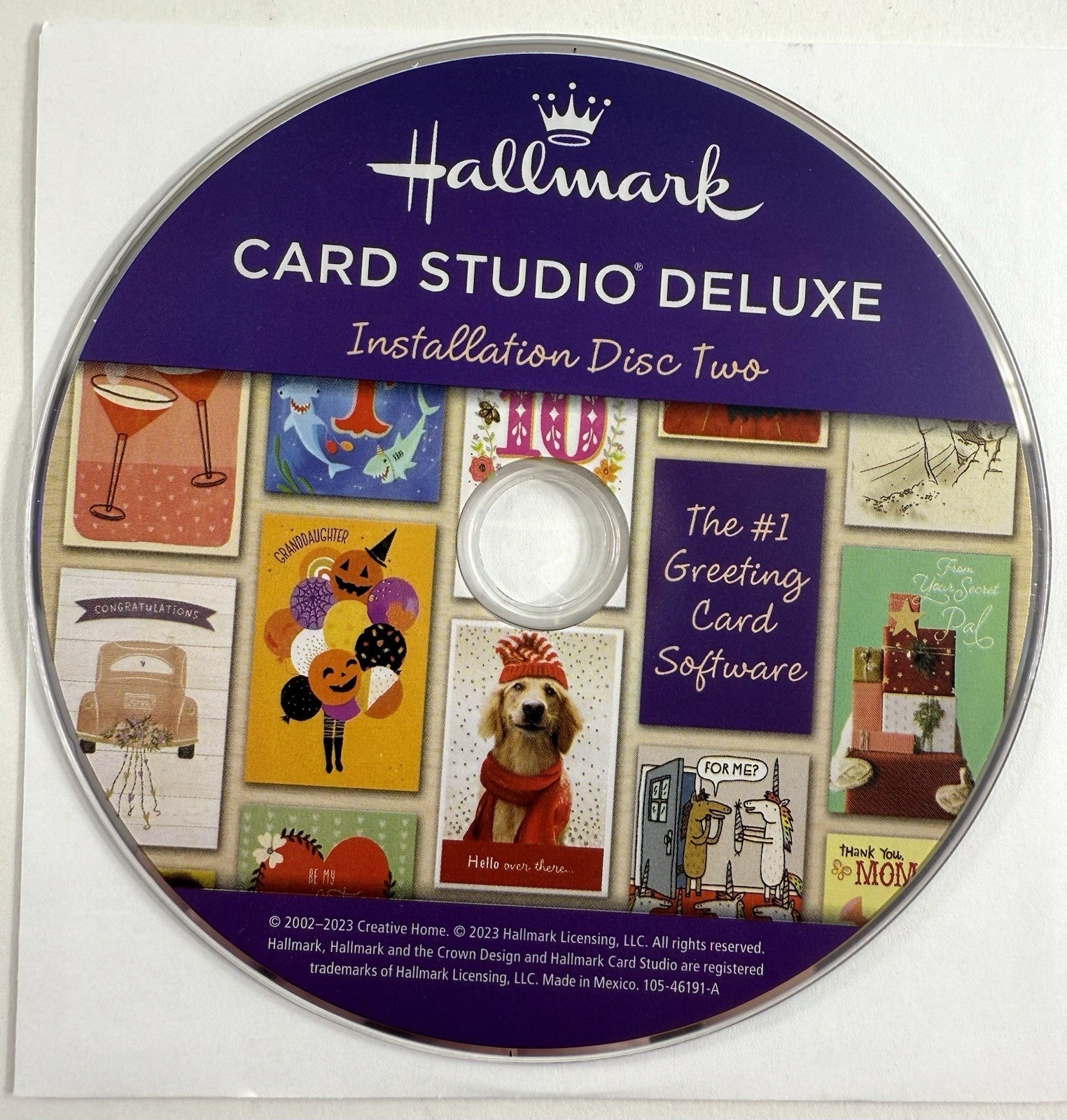 Hallmark Card Studio 2013 Deluxe (Windows, DVD-ROM) Discs, Box, Manual, Inserts