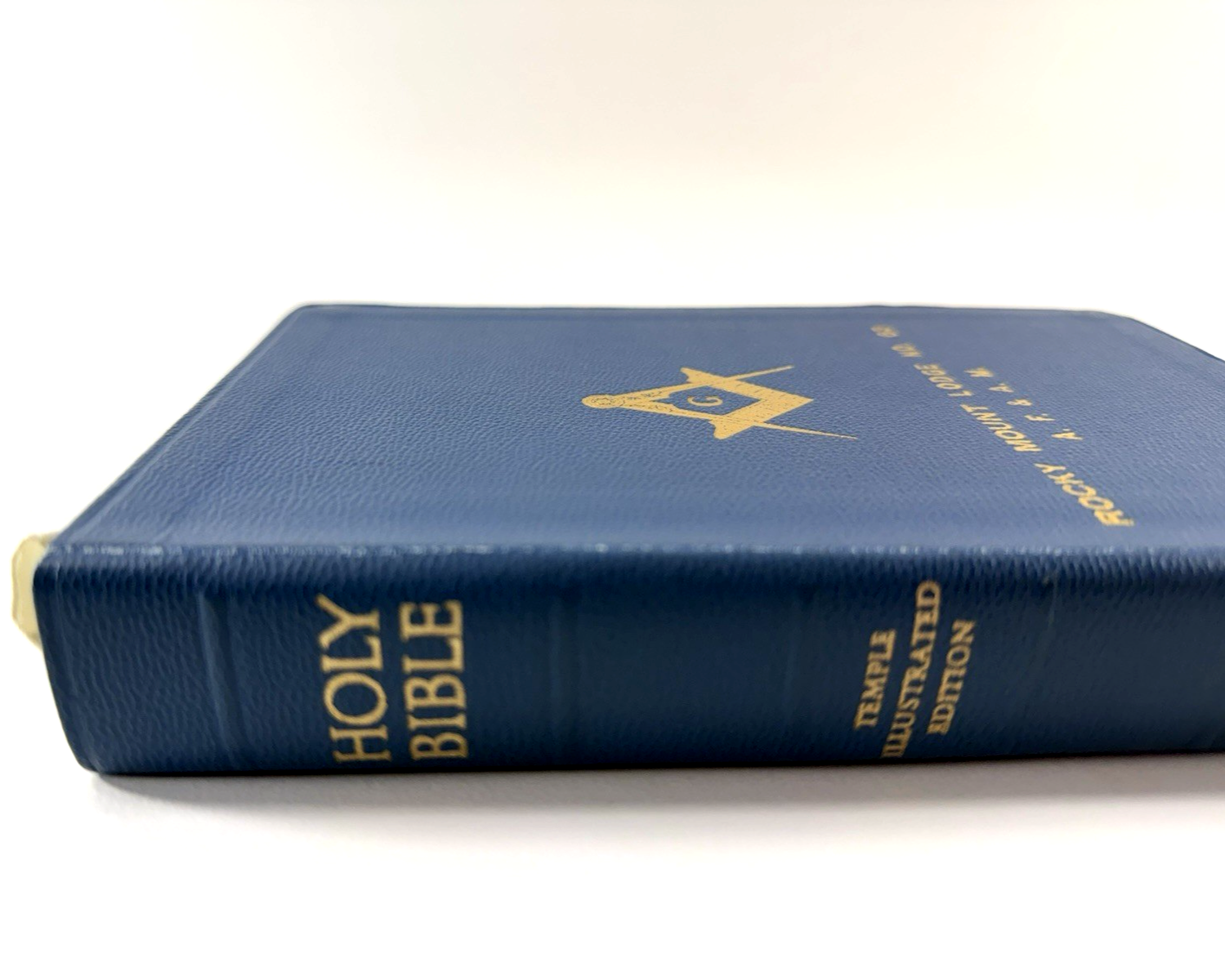 1957 Temple Illustrated Edition Holy Bible Rocky Mountain Lodge 63 A.F. & A.M.