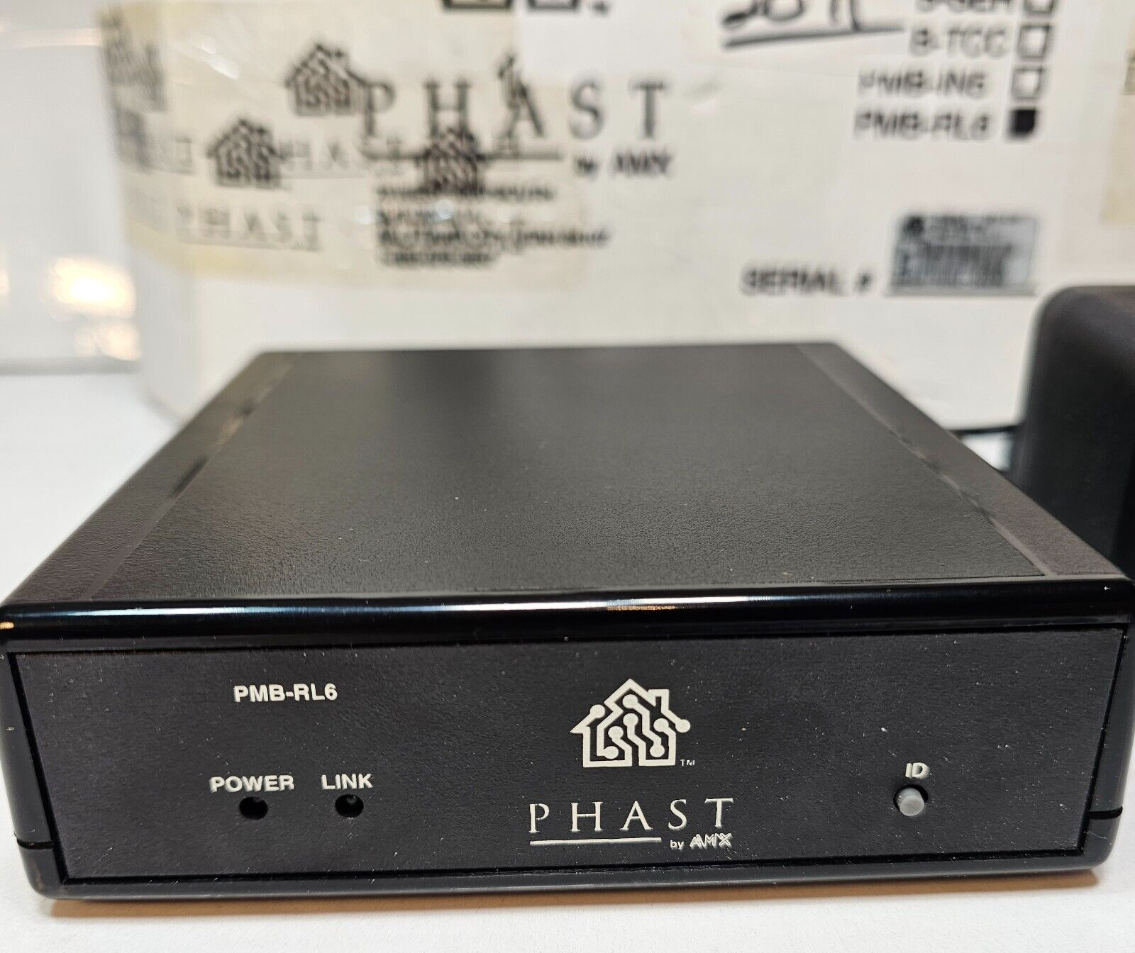 Phast by AMX Landmark PMB-RL6 Remote Relay Box with Power Supply - Tested