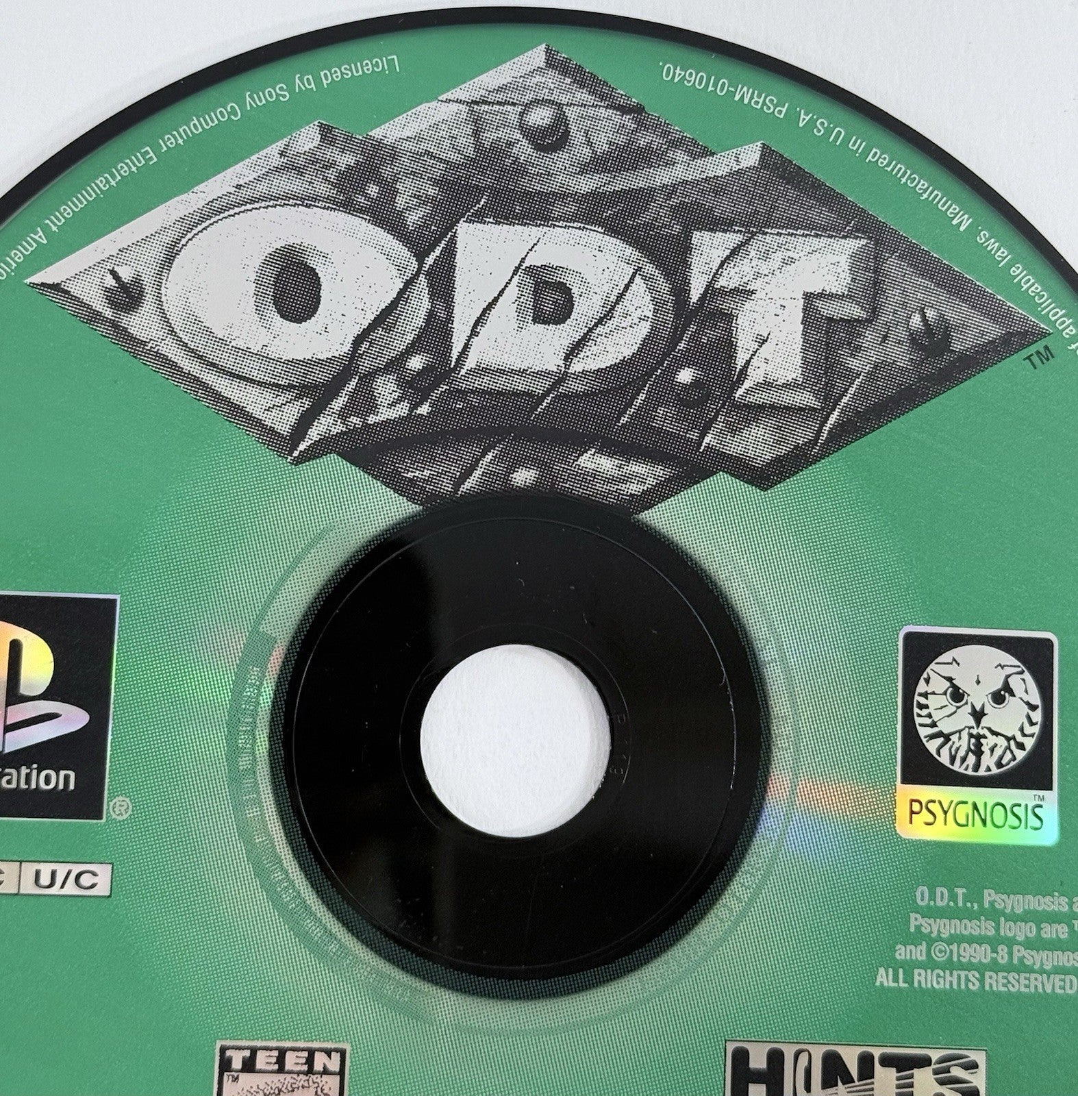 O.D.T. Escape or Die Trying (PlayStation 1, 1998) Game Disc - Tested and Working
