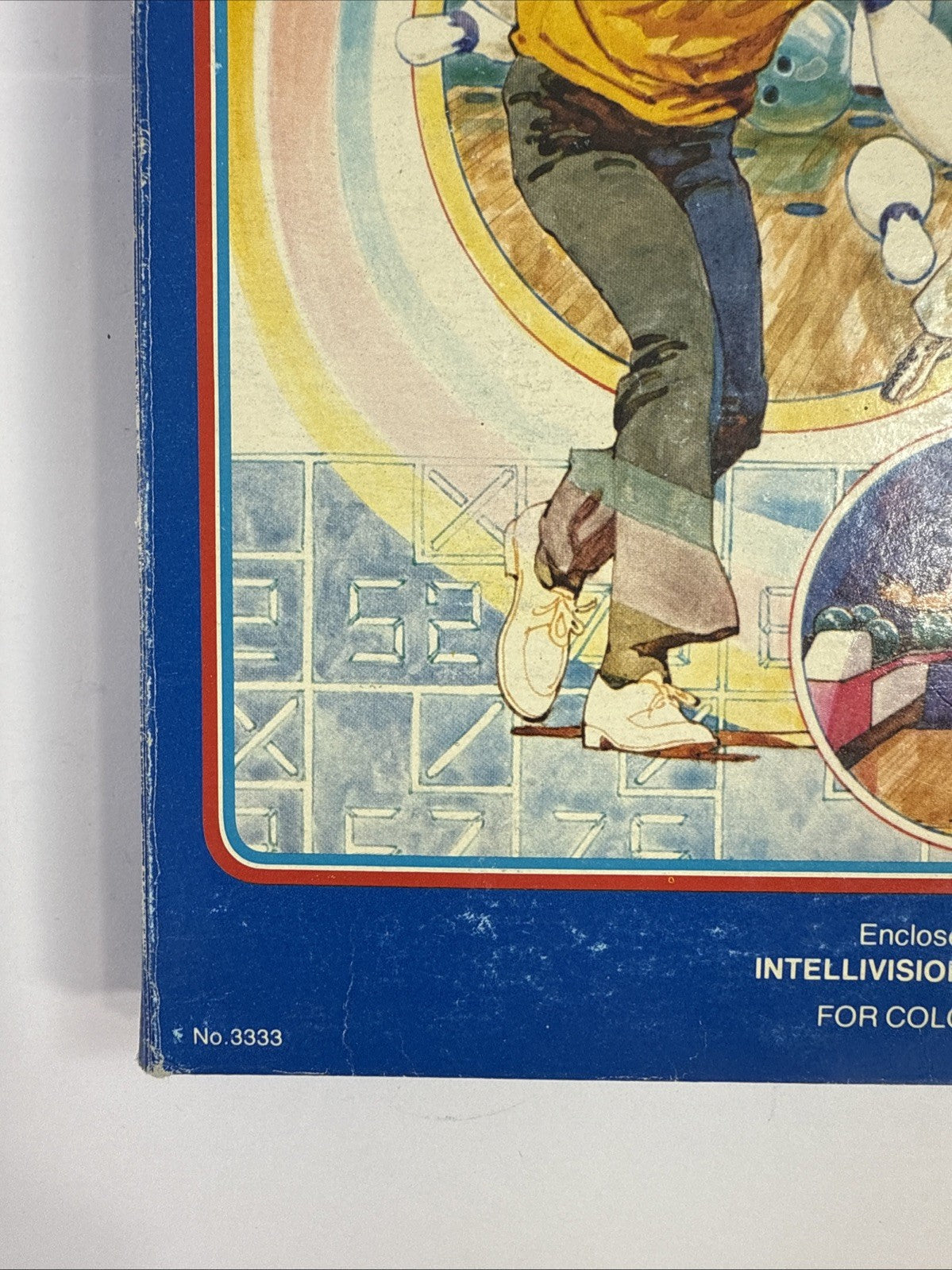 Bowling (Intellivision, 1984) Game Box Manual Overlays - Tested and Working