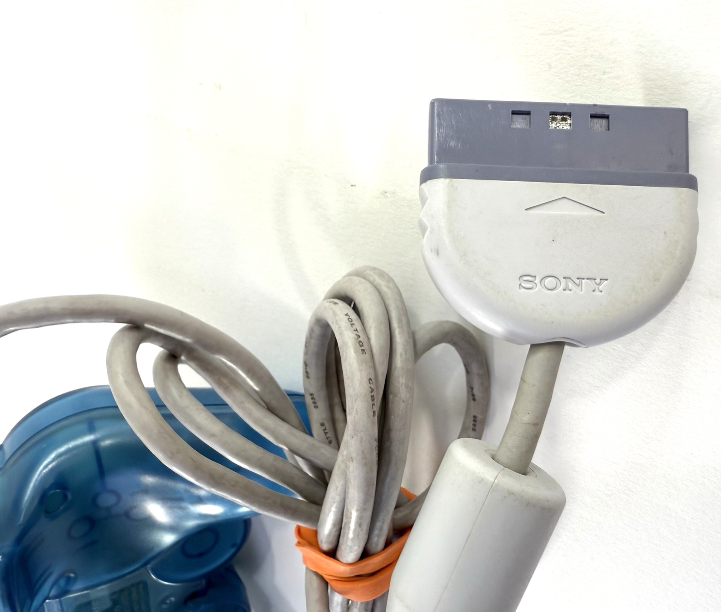 Sony PlayStation PSOne DualShock Island Blue Controller - Tested and Working