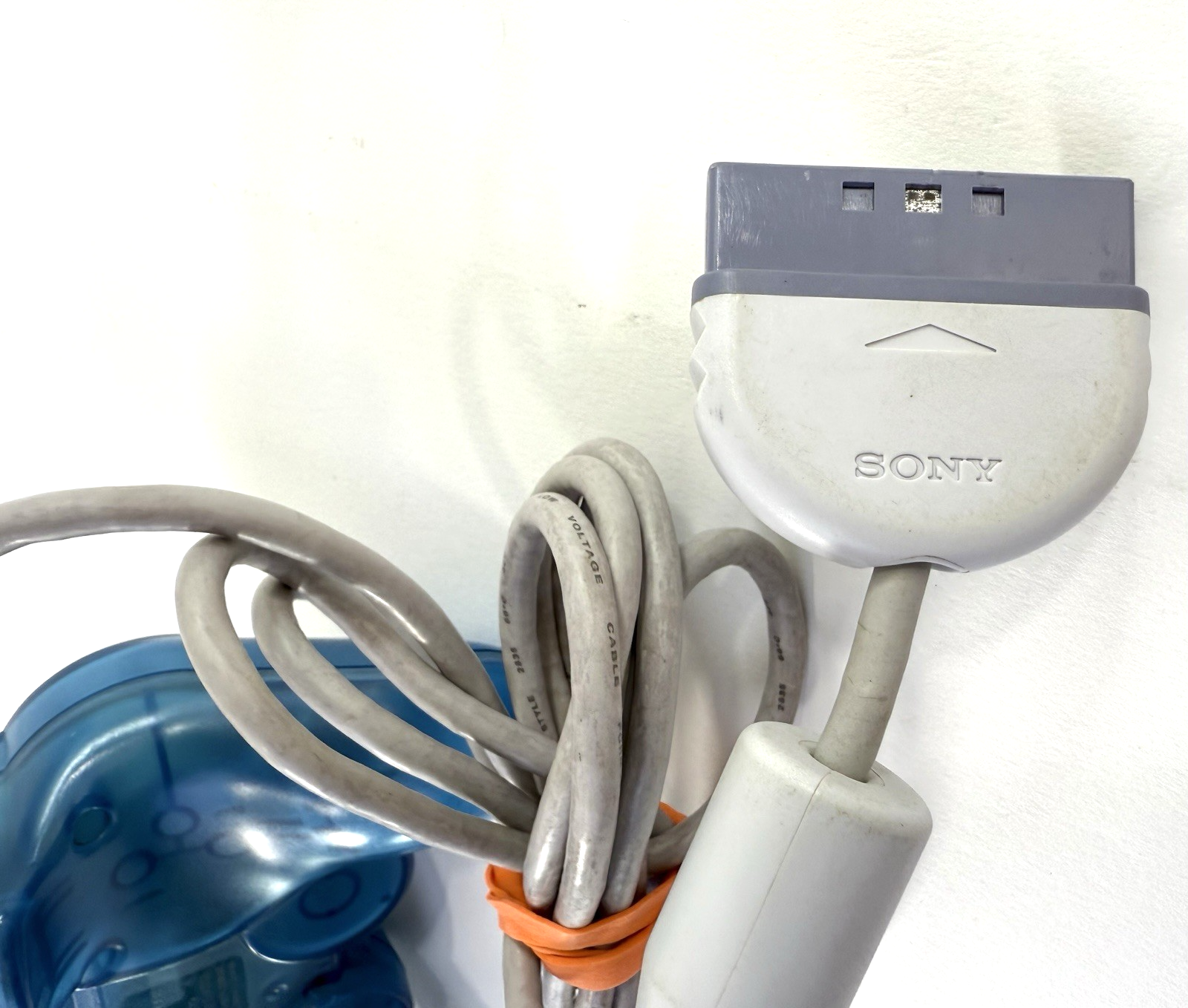 Sony PlayStation PSOne DualShock Island Blue Controller - Tested and Working