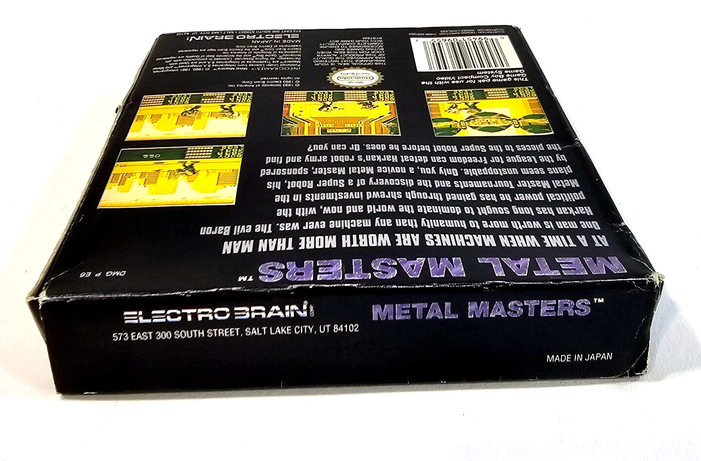 Metal Masters (Nintendo Game Boy, 1991) Game Box Manual Inserts Posters - Tested