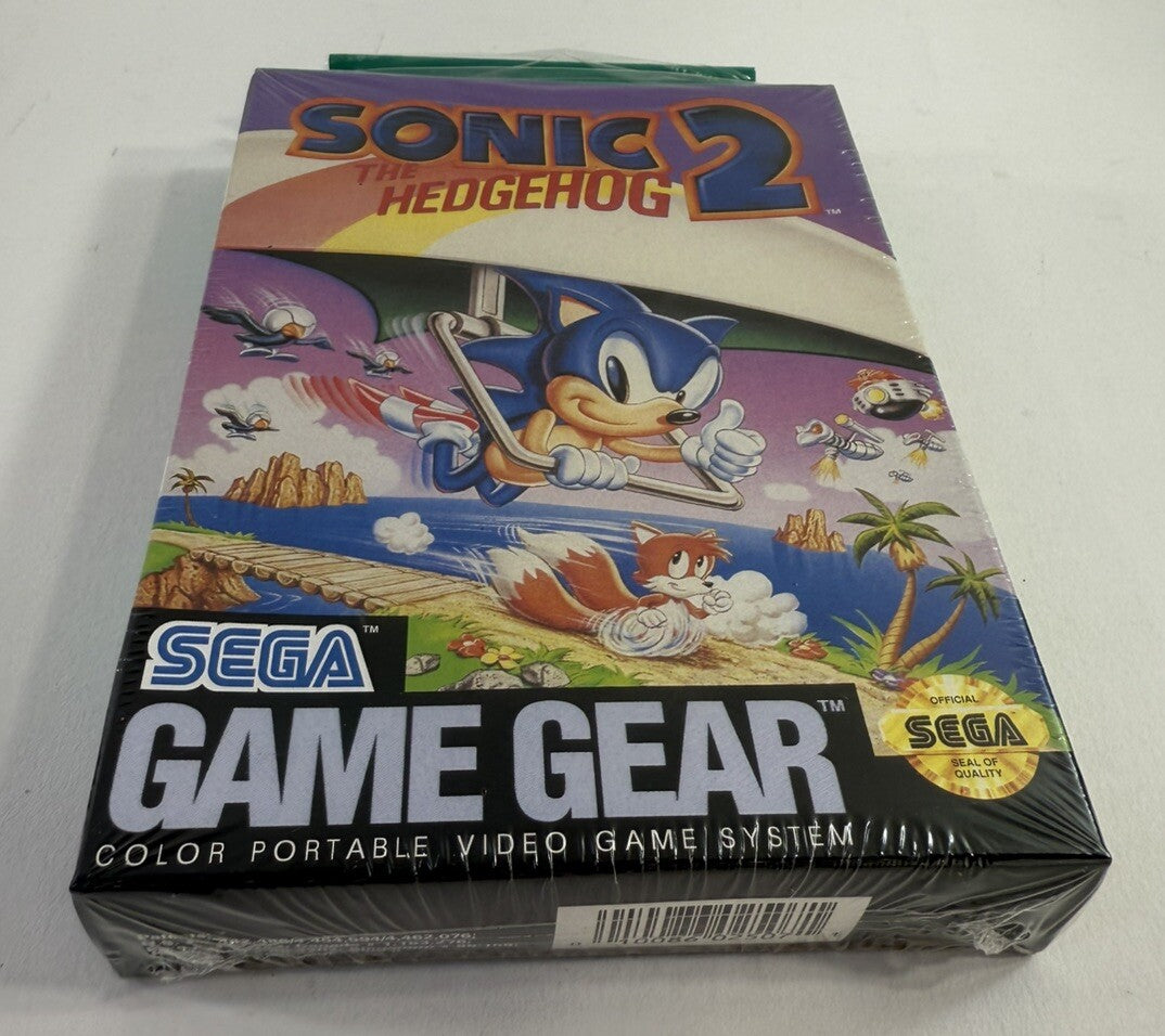 Sonic the Hedgehog 2 (Sega Game Gear, 1992) New, Factory Sealed