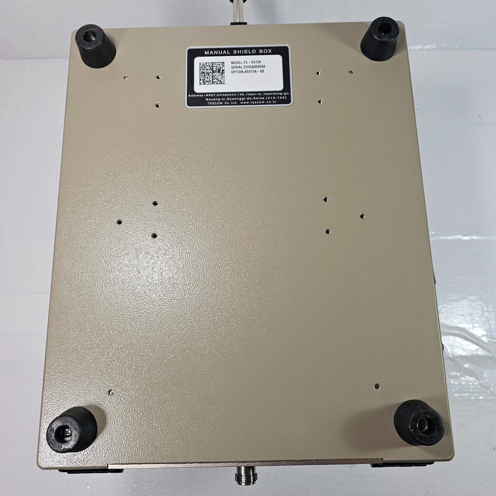 TESCOM TC-5915A RF Shield Box Radio Frequency Test Equipment Laboratory Telecom