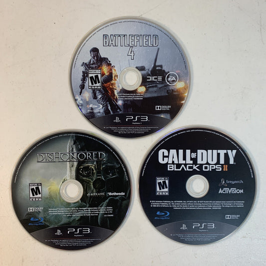 Dishonored (Sony PlayStation 3 Lot) Call Of Duty Black Ops 2/ Battlefield 4