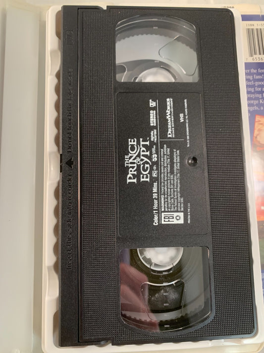 The Prince of Egypt (Disney VHS Clamshell bundle) Emperor's New Groove/Angels in