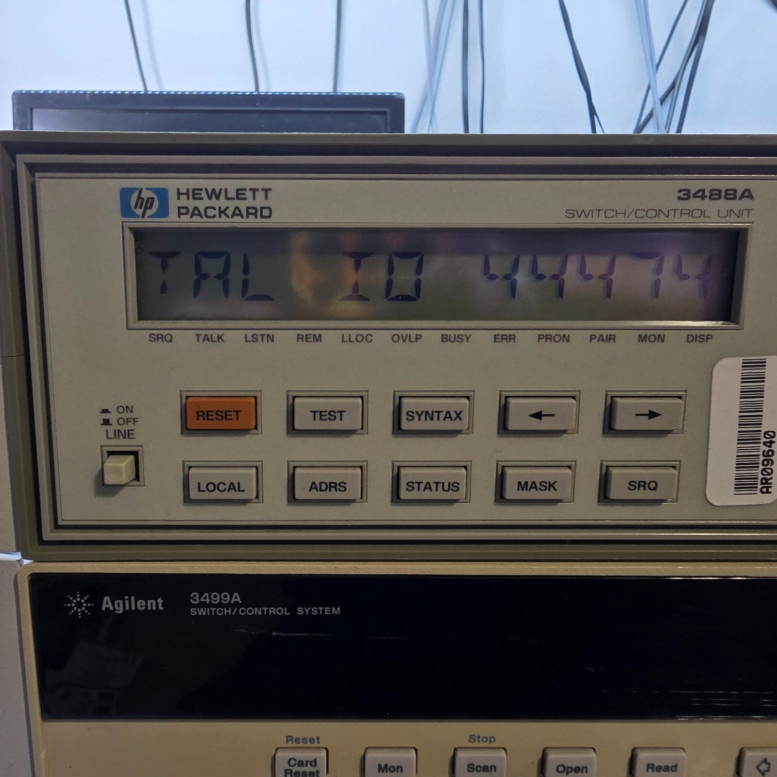 HP Agilent 44474A Digital Input/Output Switch Module - Tested and Working (1190)