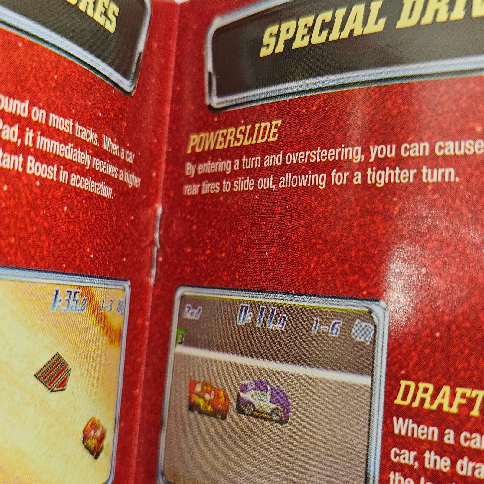 Cars (Nintendo Game Boy Advance, 2006) Game Box Manual Insert - Tested