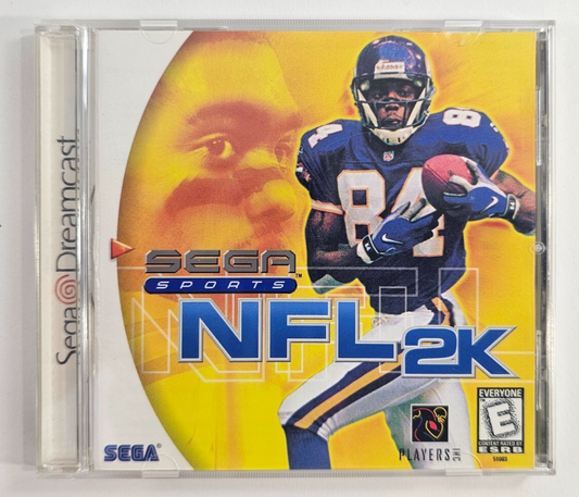 NFL 2K (Sega Dreamcast, 1999) Game Case Manual - Tested and Working