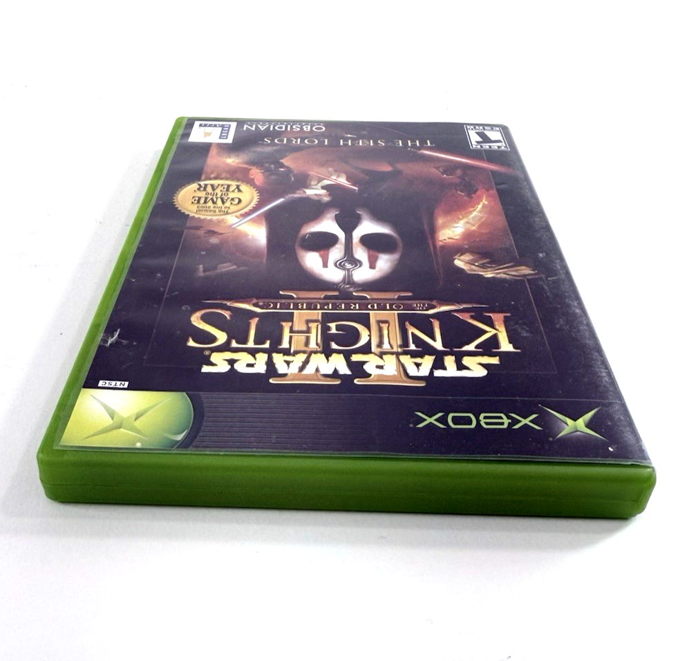 Star Wars: Knights of the Old Republic II (Xbox, 2004) Game Case Manual Reg.
