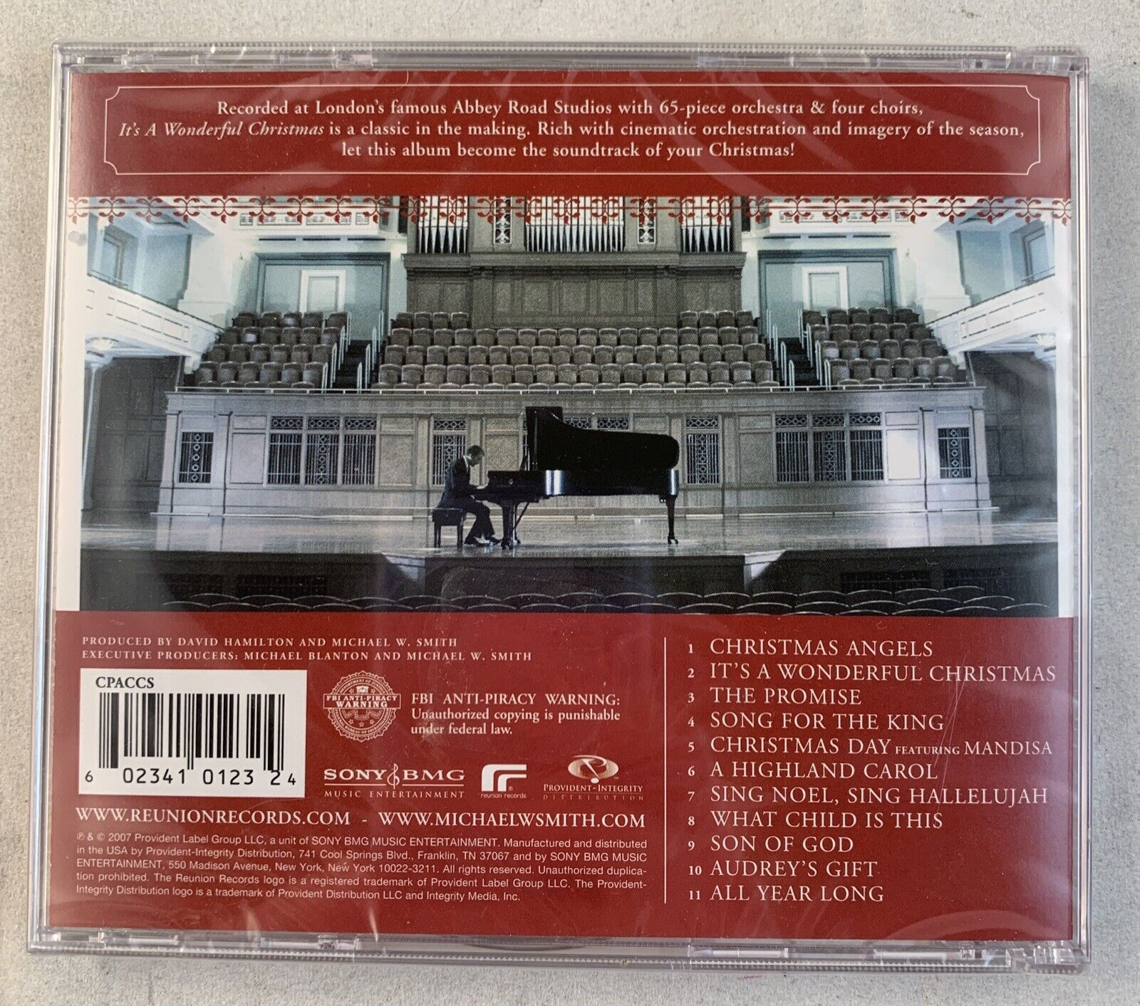 It's a Wonderful Christmas by Michael W. Smith (CD, 2007) NEW