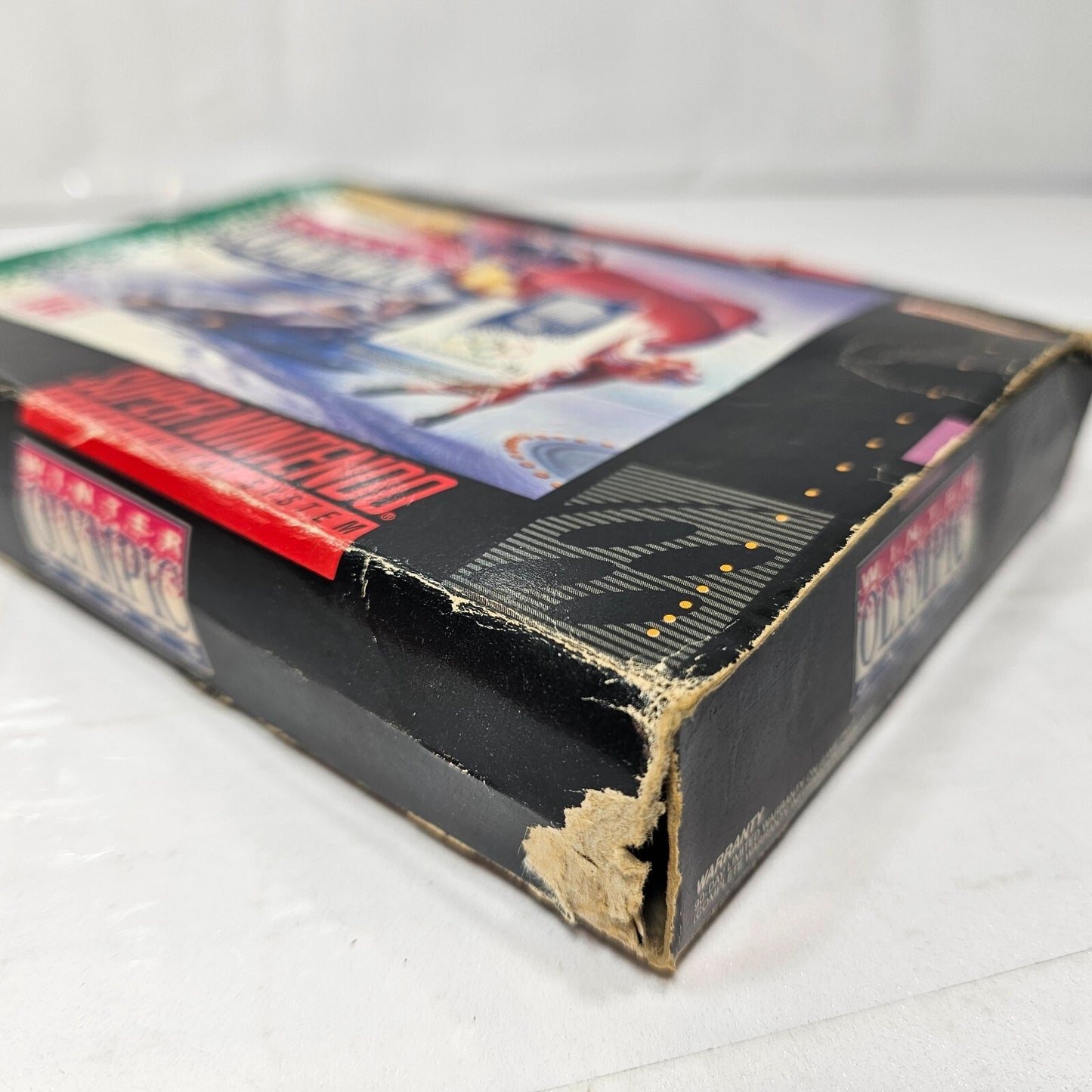 Winter Olympic Games Lillehammer '94 (Super Nintendo, 1994) Case Game Manual