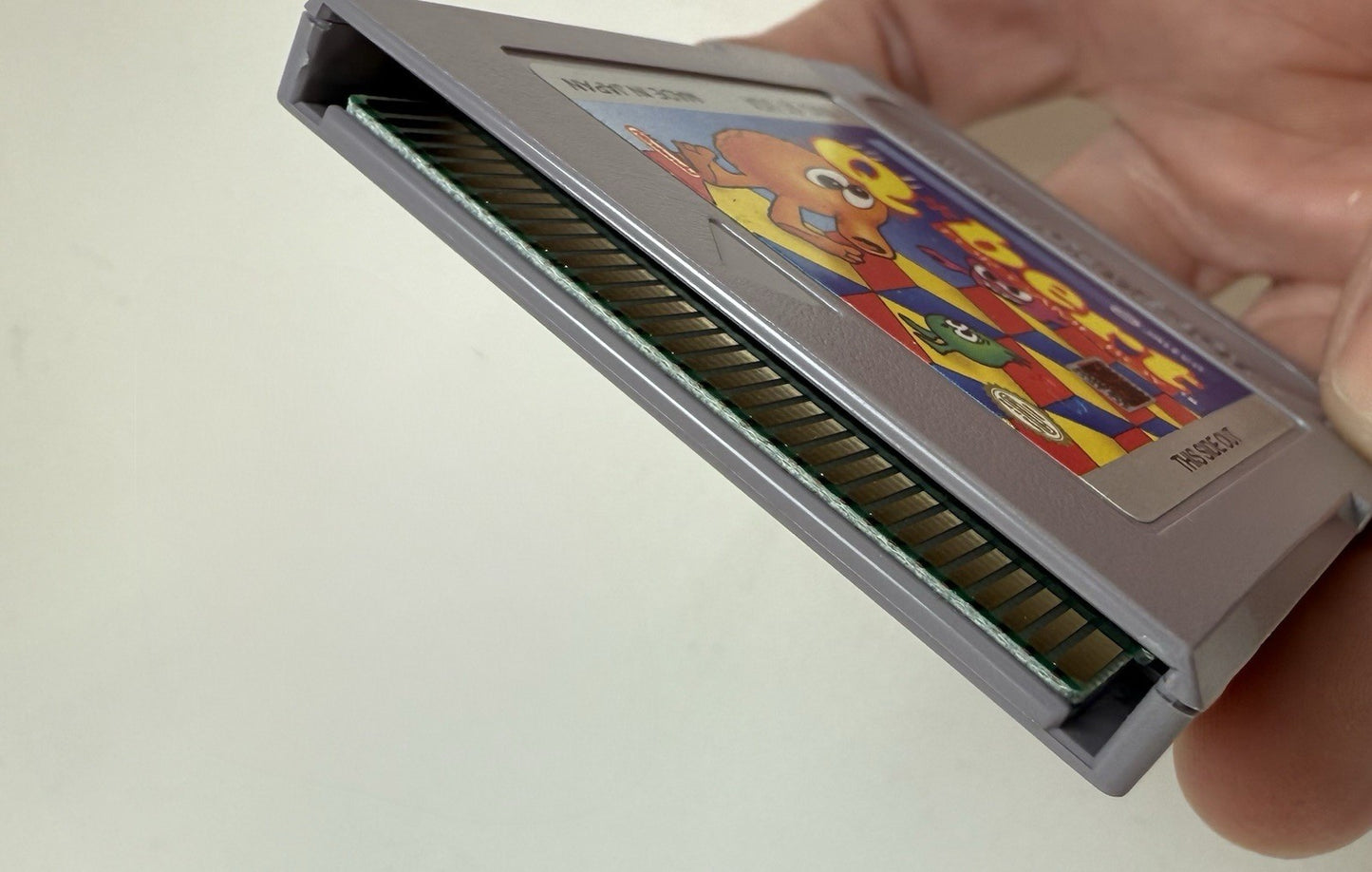 Q*Bert (Nintendo GameBoy, 1991) Game Box Manual Registration Inserts - Tested