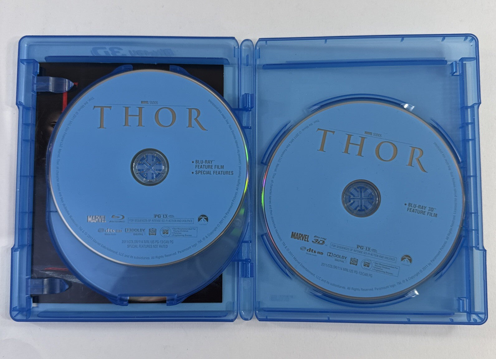 Thor Limited 3D Version (Blu-ray 3D, 2011)  - Tested And Working