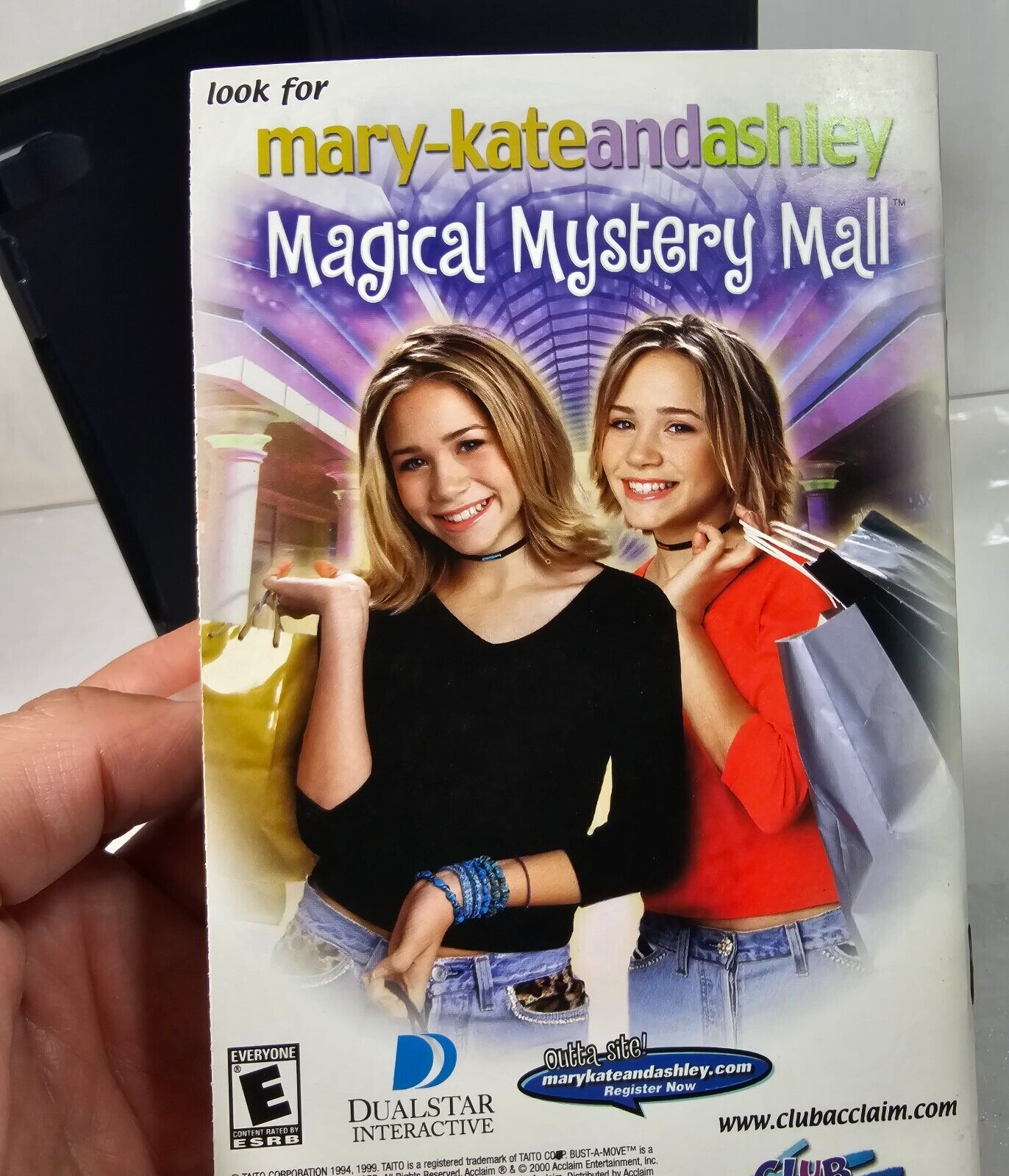 Super Bust-A-Move (PlayStation 2, 2000) Game Case Manual Registration - Tested