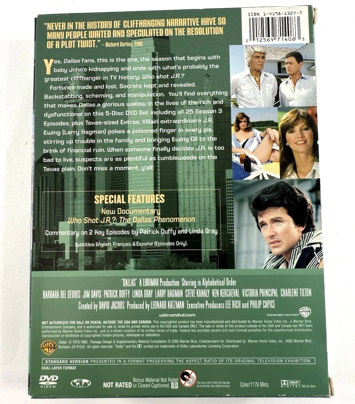 Dallas: the Complete Third Season (DVD, 2005) Tested and Working